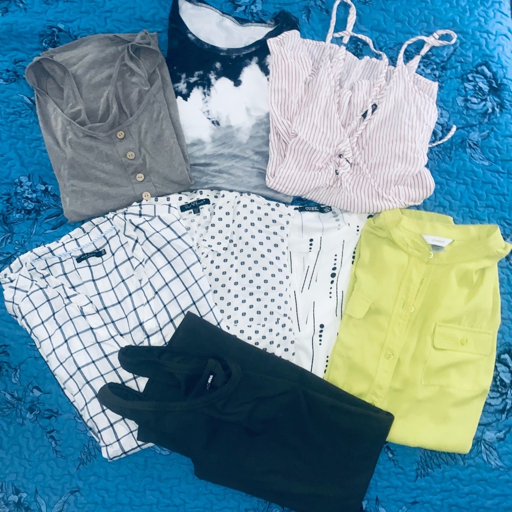 Bundle Sleeveless Blouses and Dress